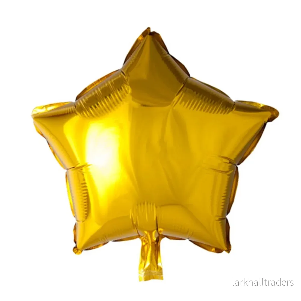 Folieballong, stjärna guld 45 cm Folieballong, stjärna guld 45 cm