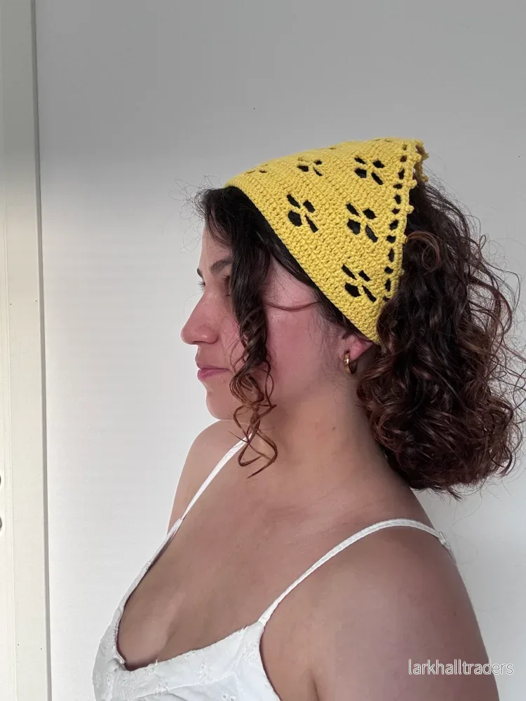 Solstice - Virkad Huvudscarf - Bild 3