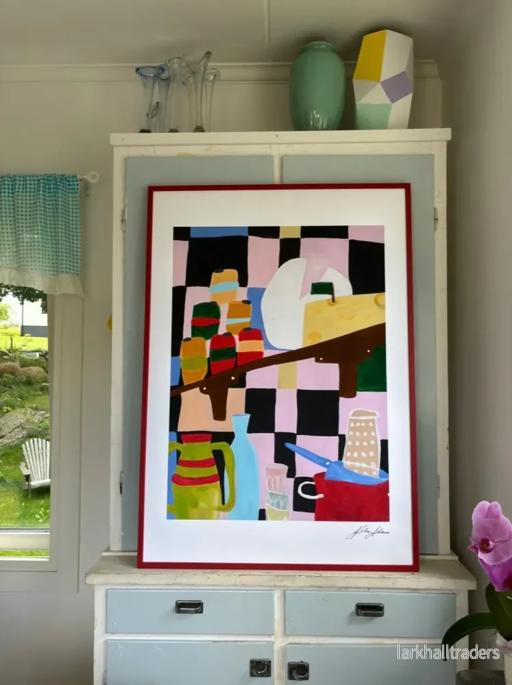 Rosa skafferi Print - Bild 2