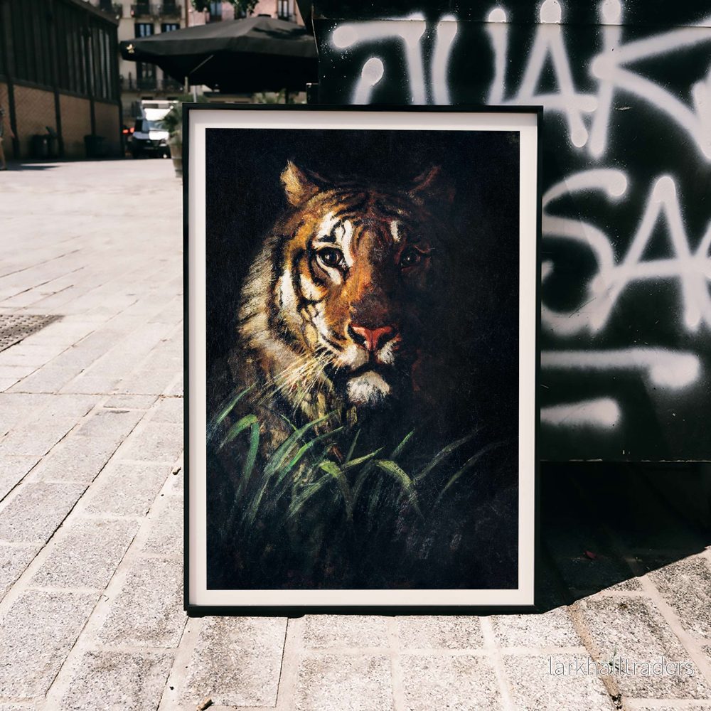 Tigerhuvud Poster