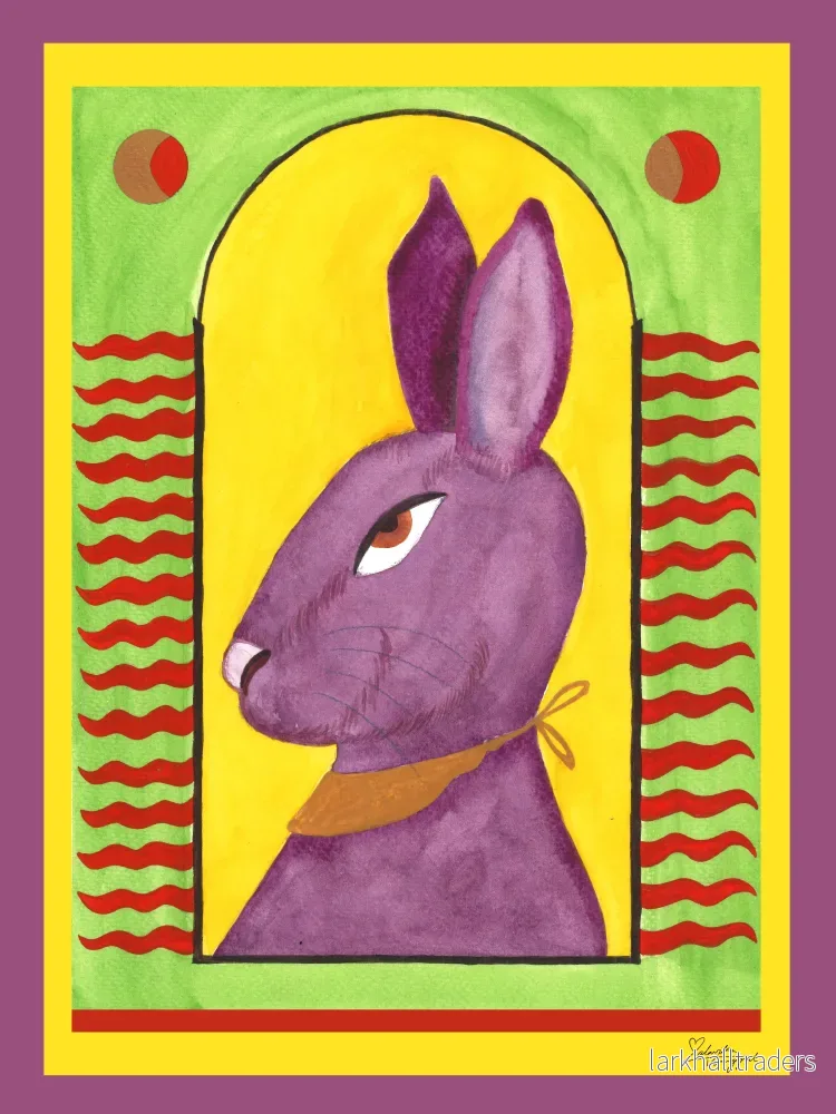 Purple Hare - Print - Bild 3