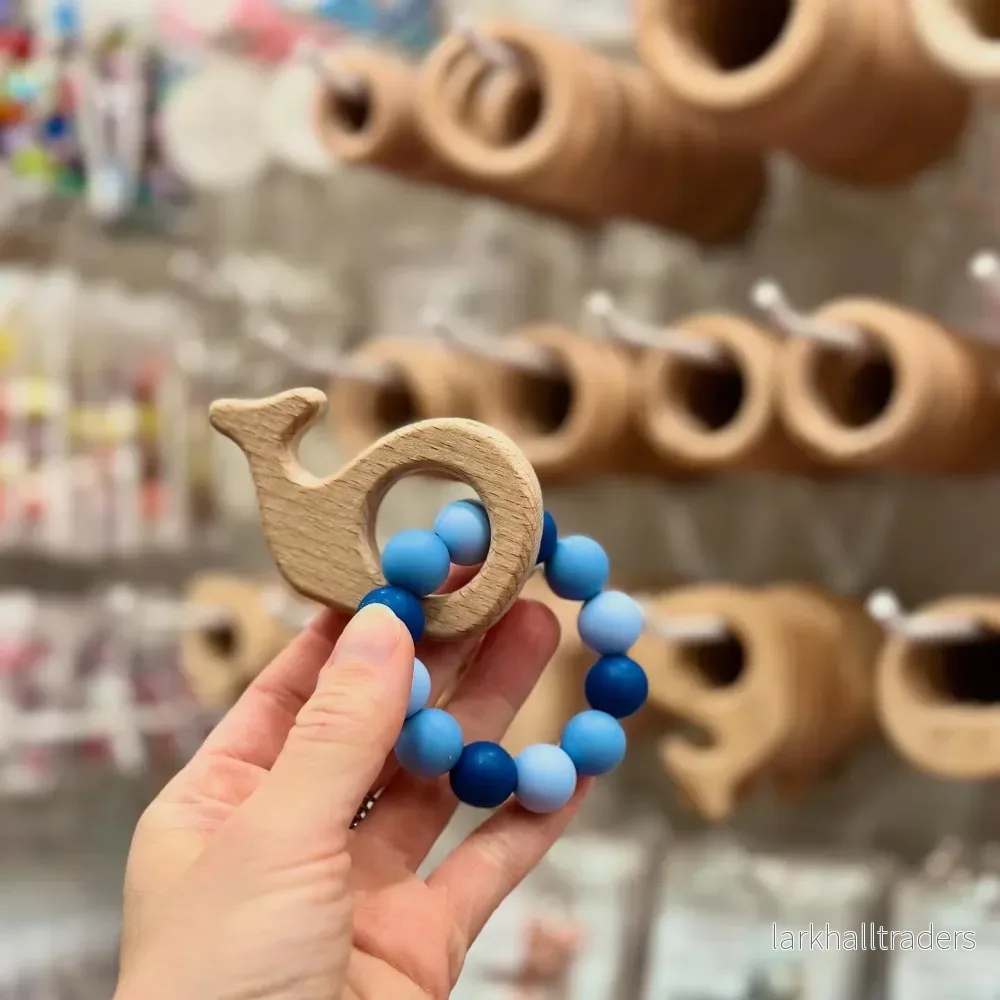 Naturlig träfigur, blåval - Bild 2