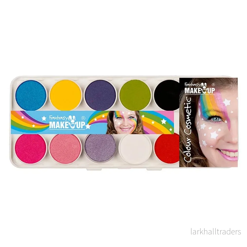 Sminkpalett, 10 färger rainbow Sminkpalett, 10 färger rainbow