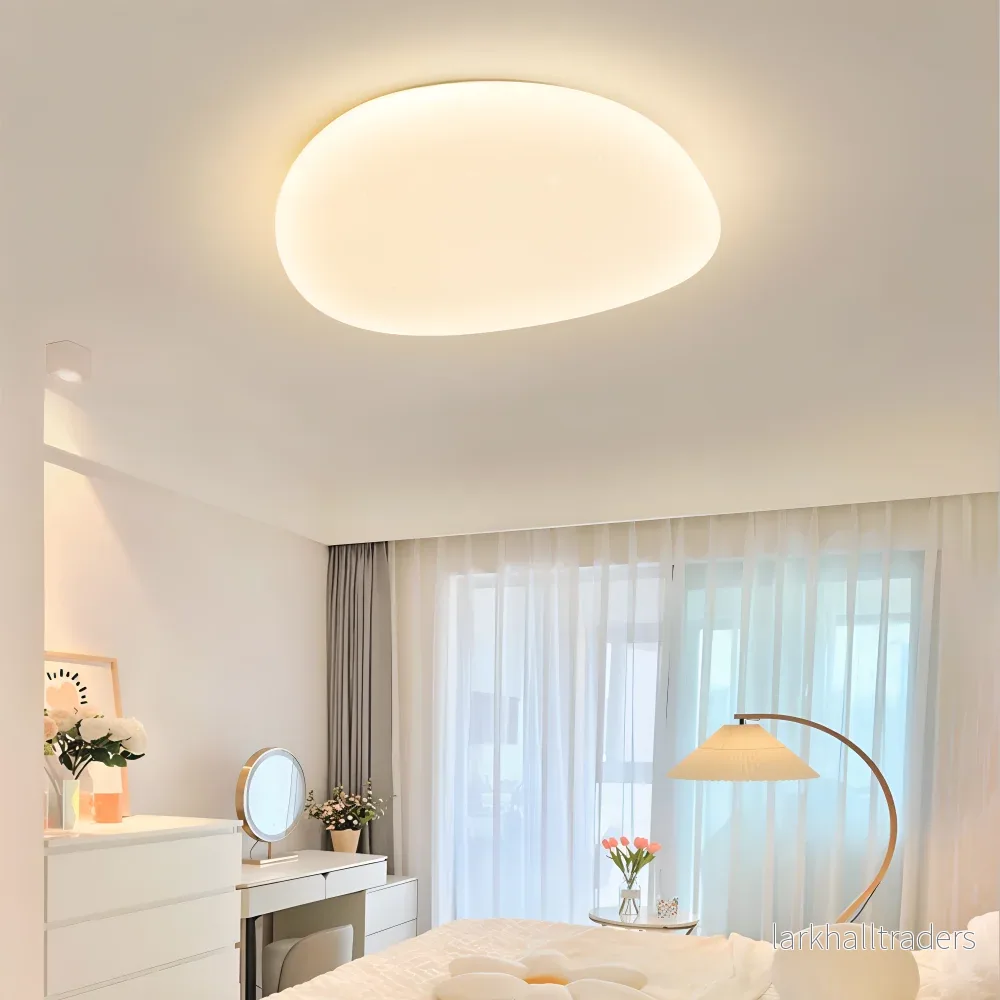 LunariaGlow – Taklampa med Småstensdesign och Integrerad LED - Bild 3