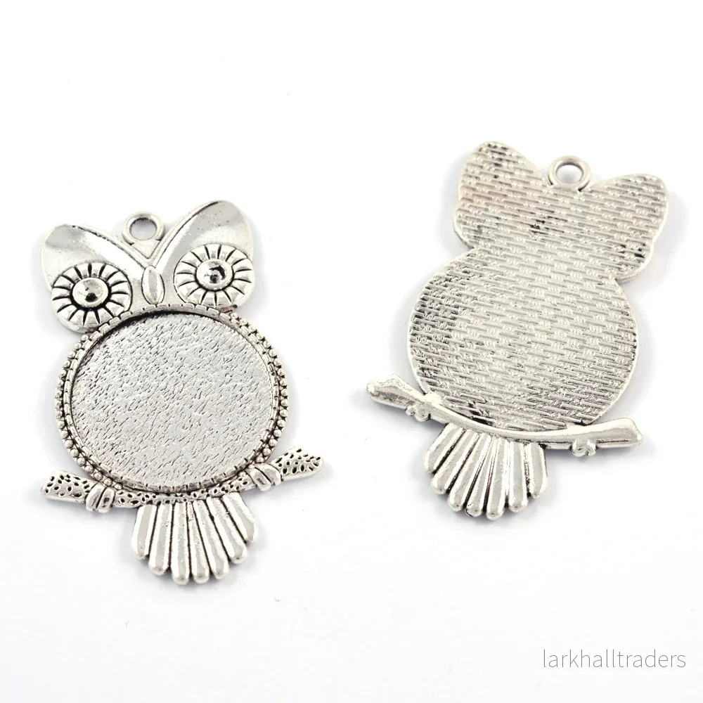 Ramberlock "uggla", antiksilver, 25mm - Bild 2