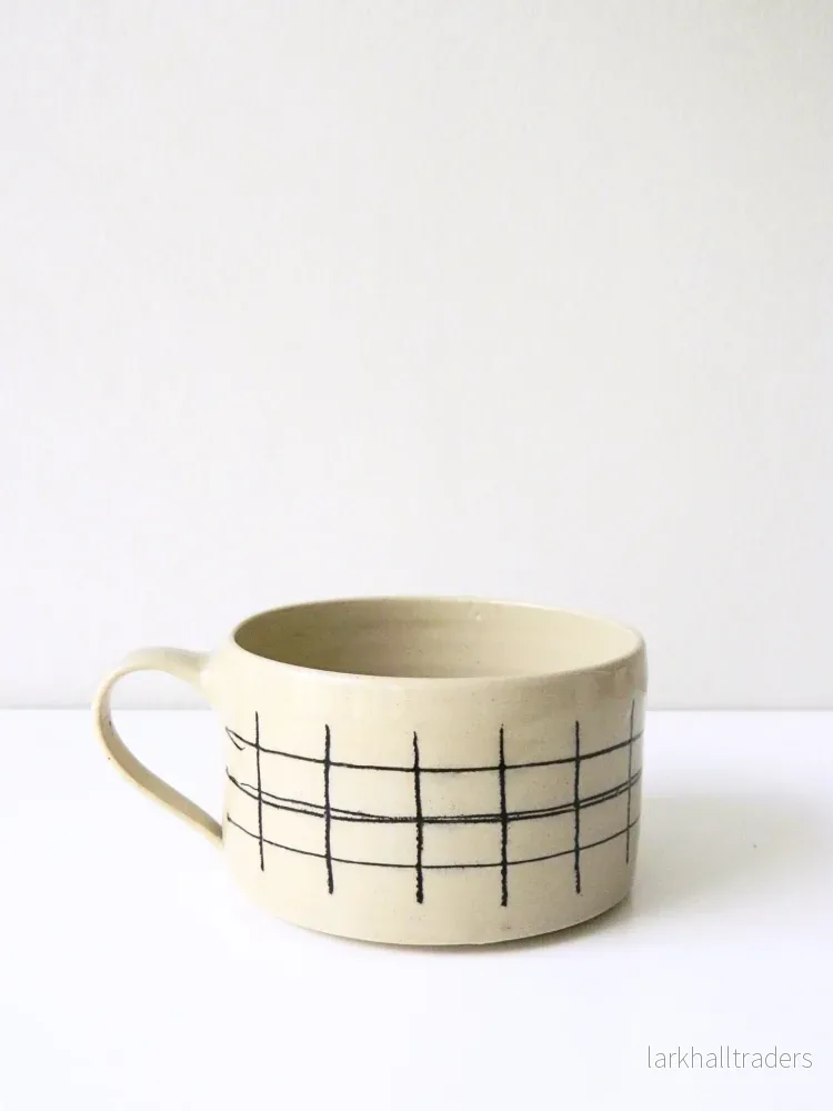 "Oda Cup" - Svart Rutig - Bild 3