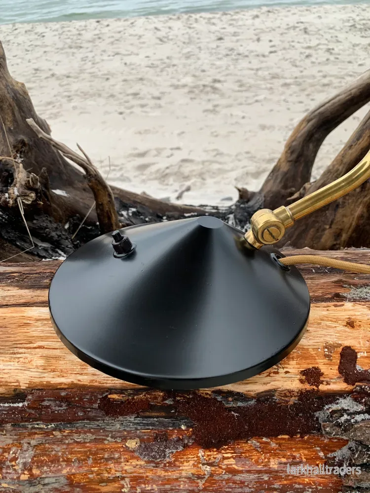 Hala vintage lampa - Svart - Bild 2