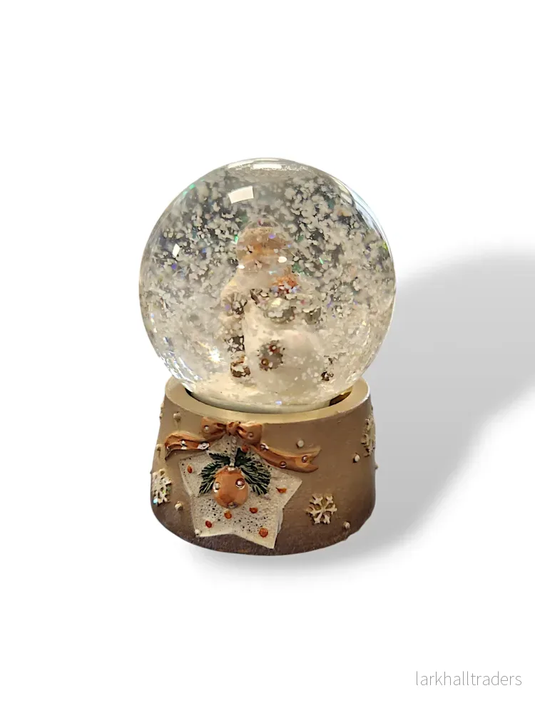 Snöglob tomte med paket & tomtesäck - Bild 3