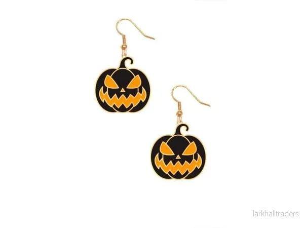 Halloweenörhängen, pumpor