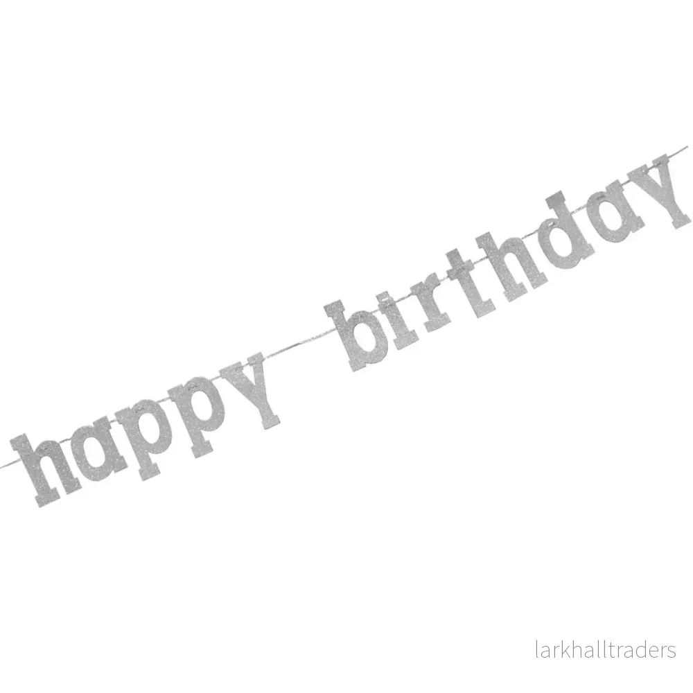 Girlang, happybirthday silver 168 cm Girlang, happybirthday silver 168 cm