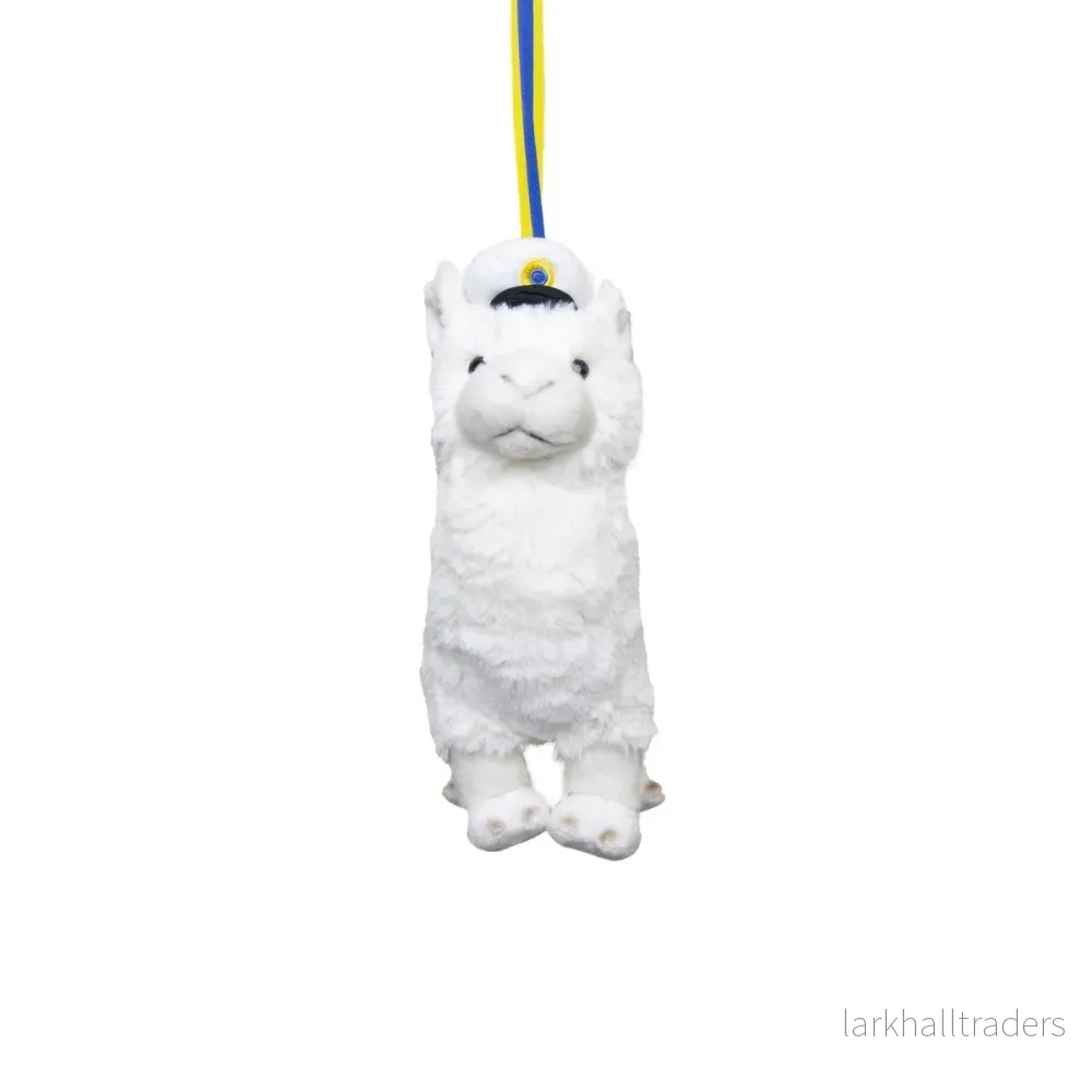 Studentnalle, alpacka vit 20 cm - Bild 3