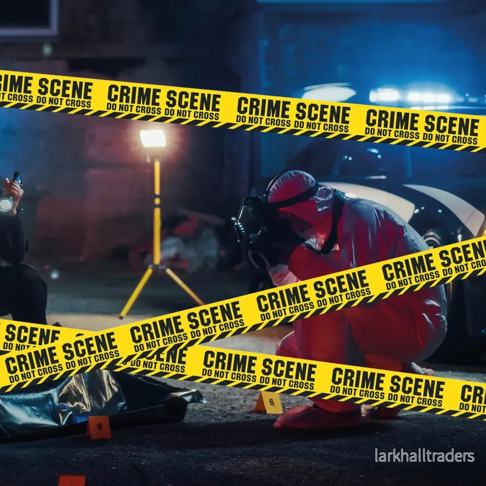 Avspärrningsband, crime scene 6 m - Bild 2