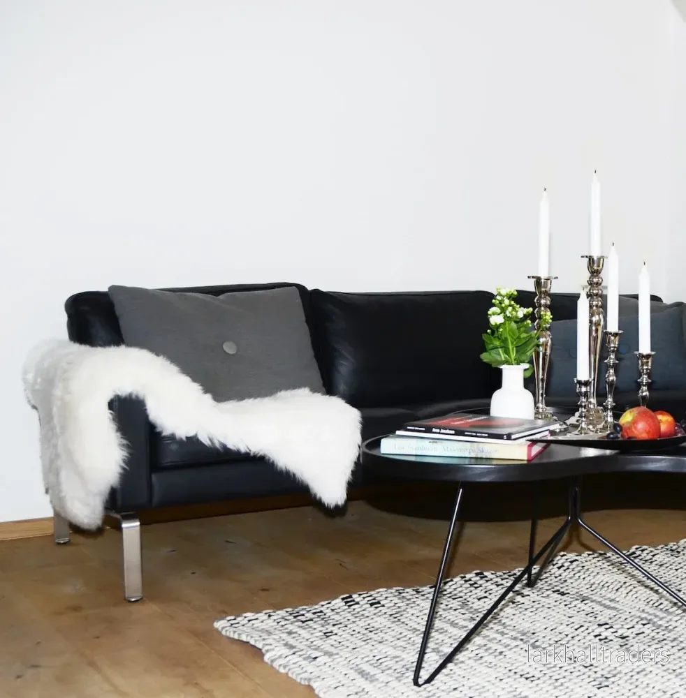 Äkta Vit lammskinn - Bild 2
