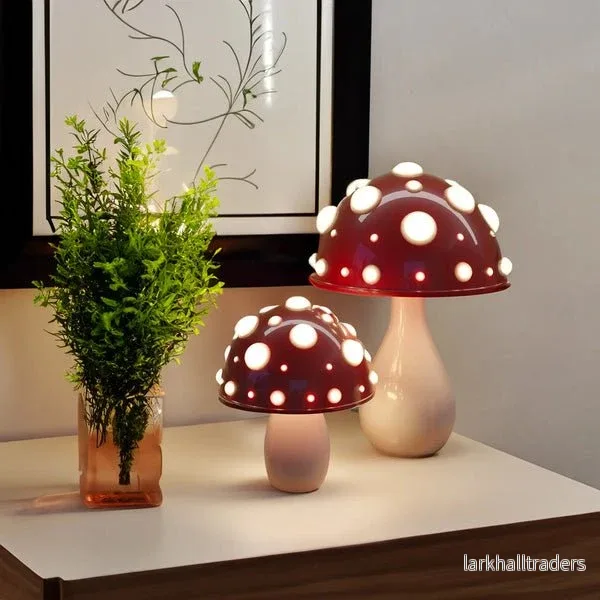 Amanita – Dimbart LED-bordslampa med varmvit belysning - Bild 3