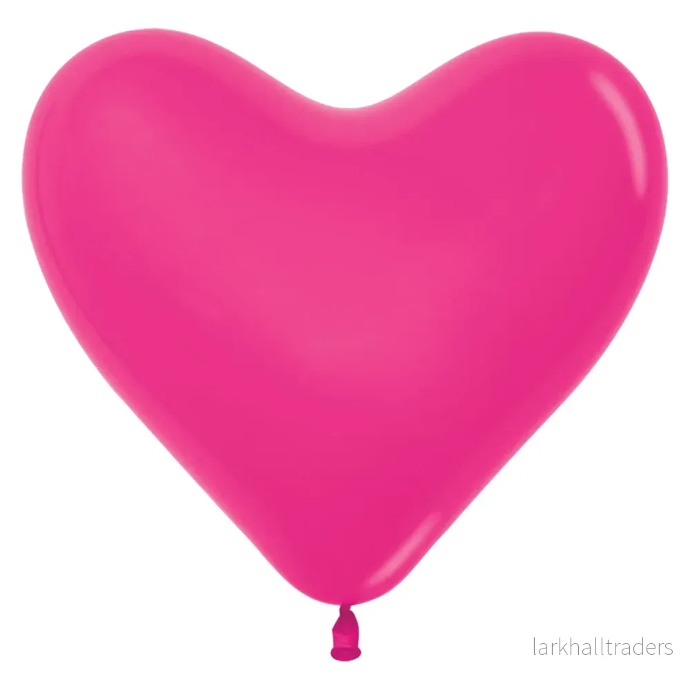 Ballonger, hjärta rosa 6 st - Bild 3