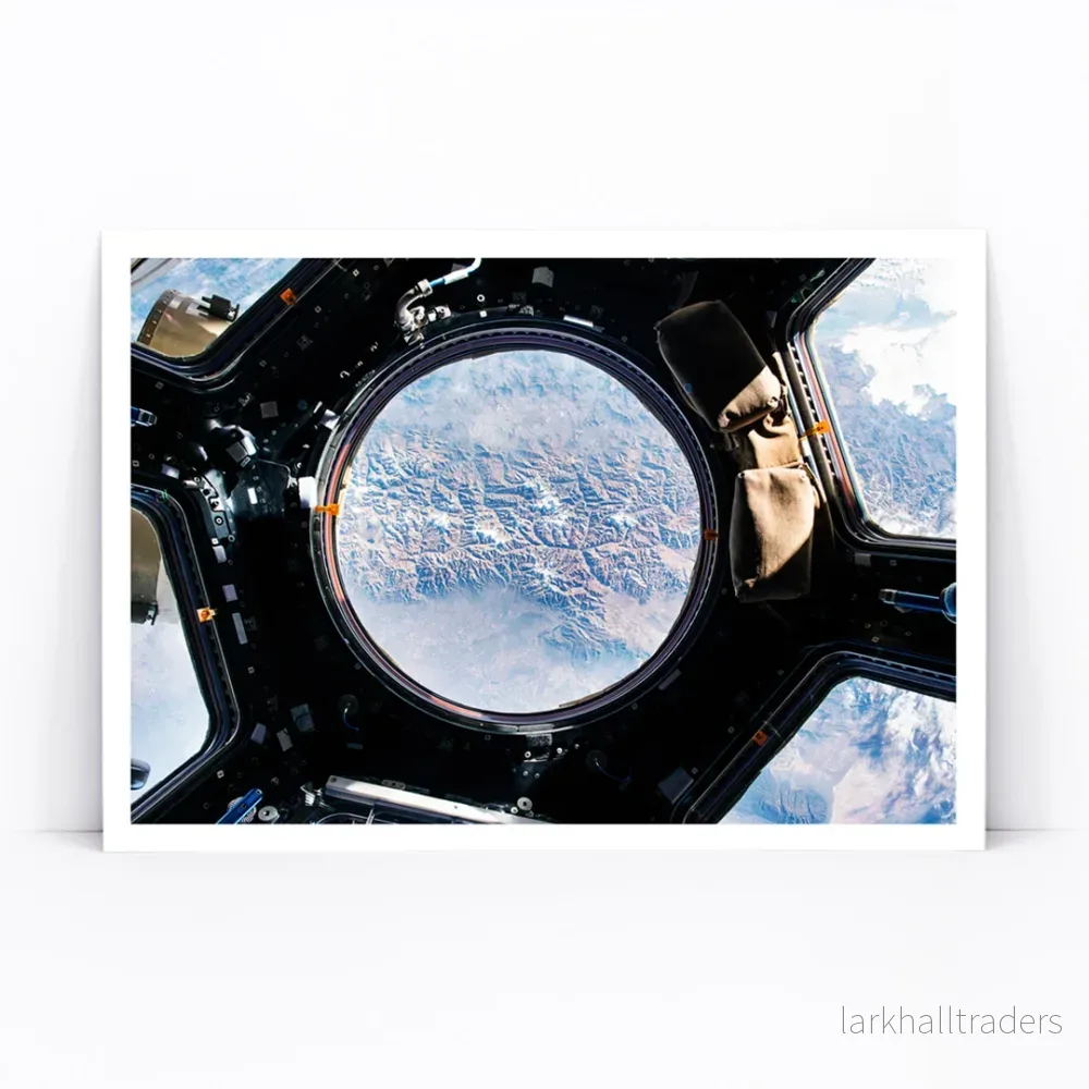 Jordens vy från cupolan på ISS Poster - Bild 3