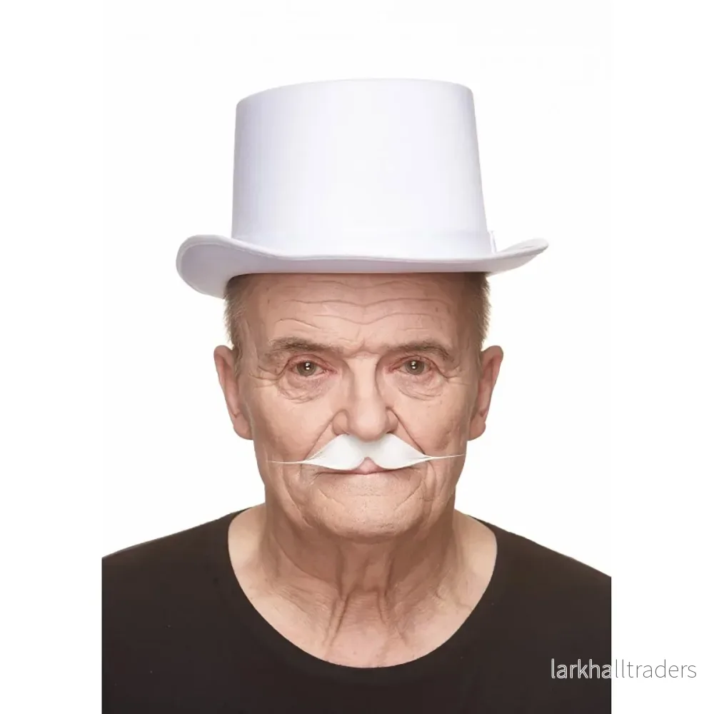 Mustasch, gentleman vit - Bild 2