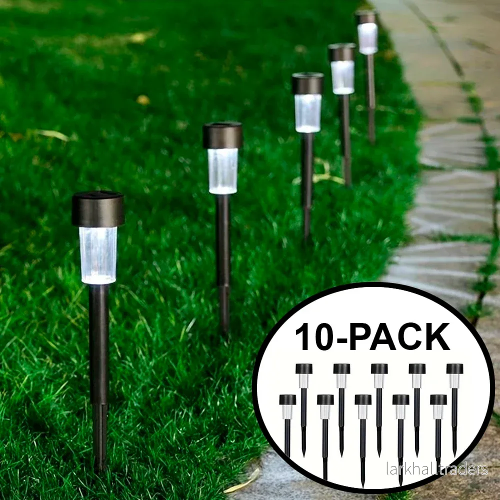Solar LED-lampa med spjut – 10 st. Solar LED-lampa med spjut – 10 st.