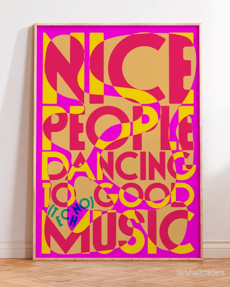 Nice People Dancing (Multicolour) Poster - Bild 2