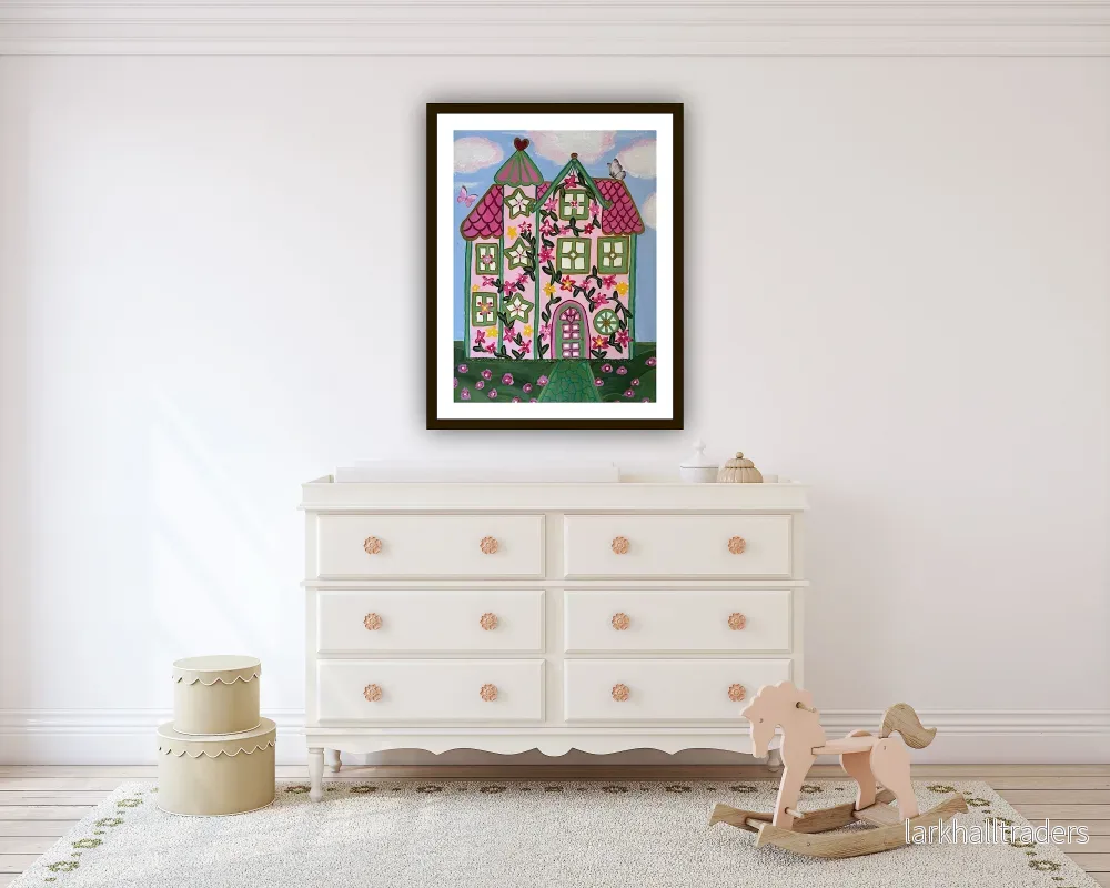 Fjärils drömhuset Print - Bild 3