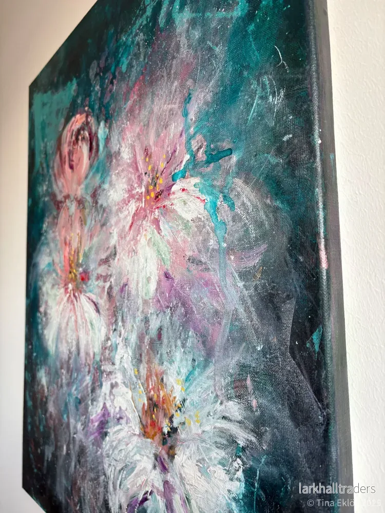 Dancing Peonies - Original konstverk - Bild 3