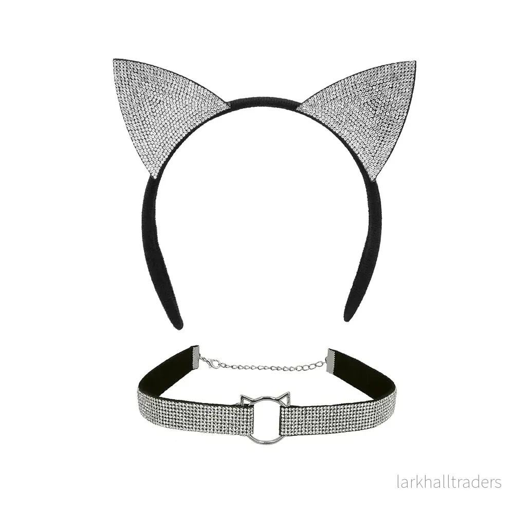 Diadem, cat diamond set - Bild 2