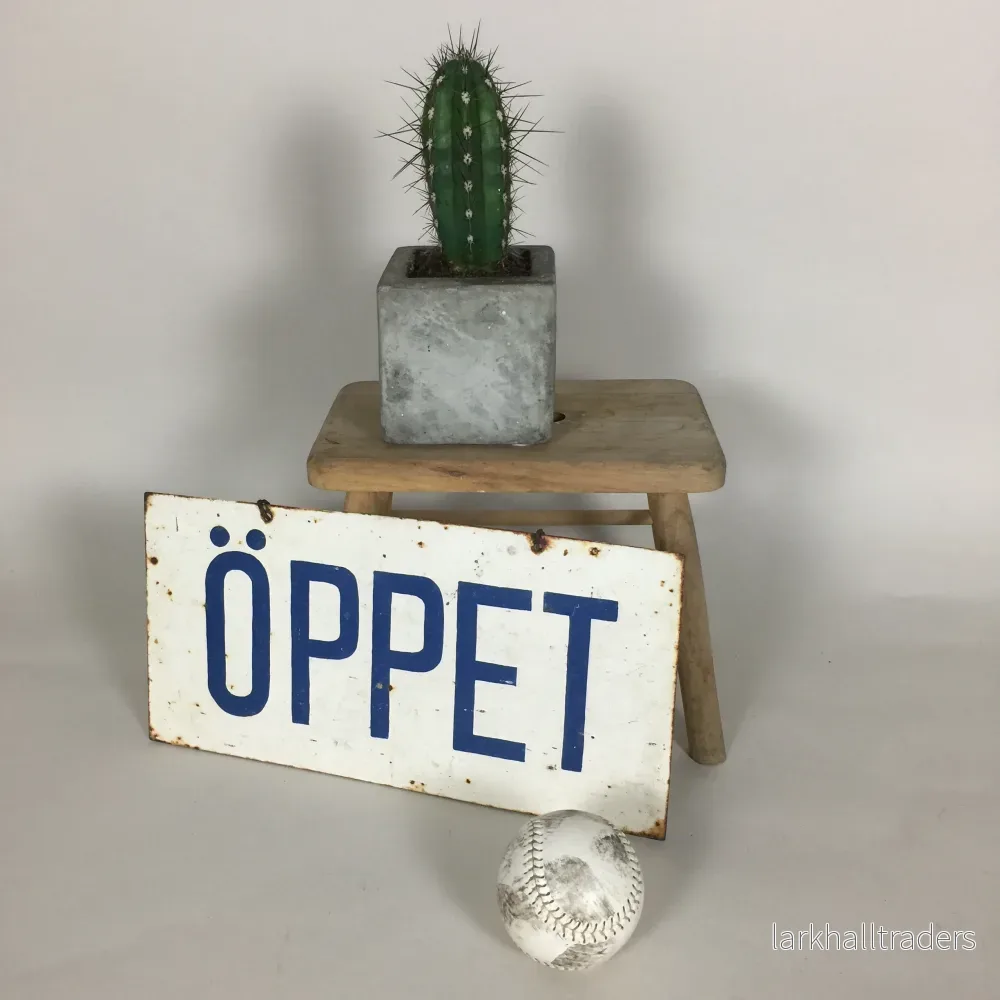 Fin skylt från Sverige
