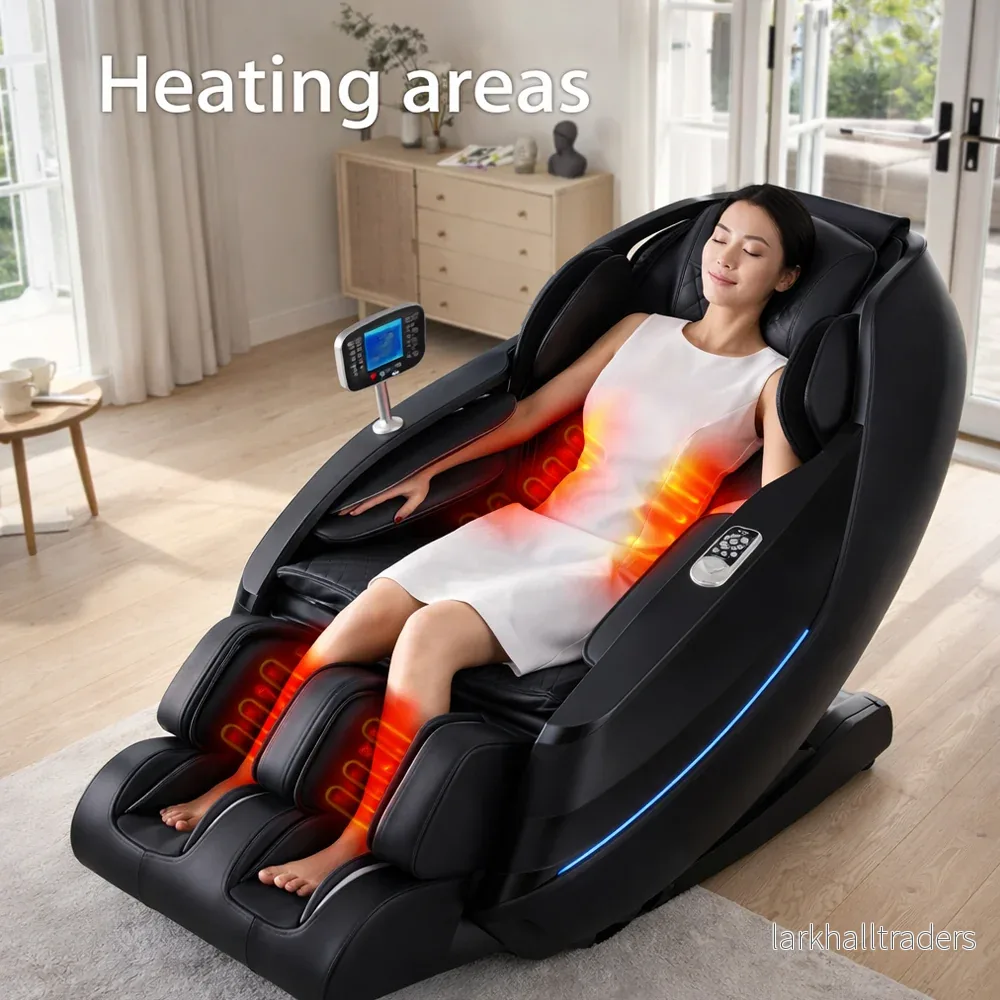 Lyxig 2D-massagestol med automatisk kroppsskanning, Zero Gravity och värme i ben och ländrygg - Modell 988K - Bild 3