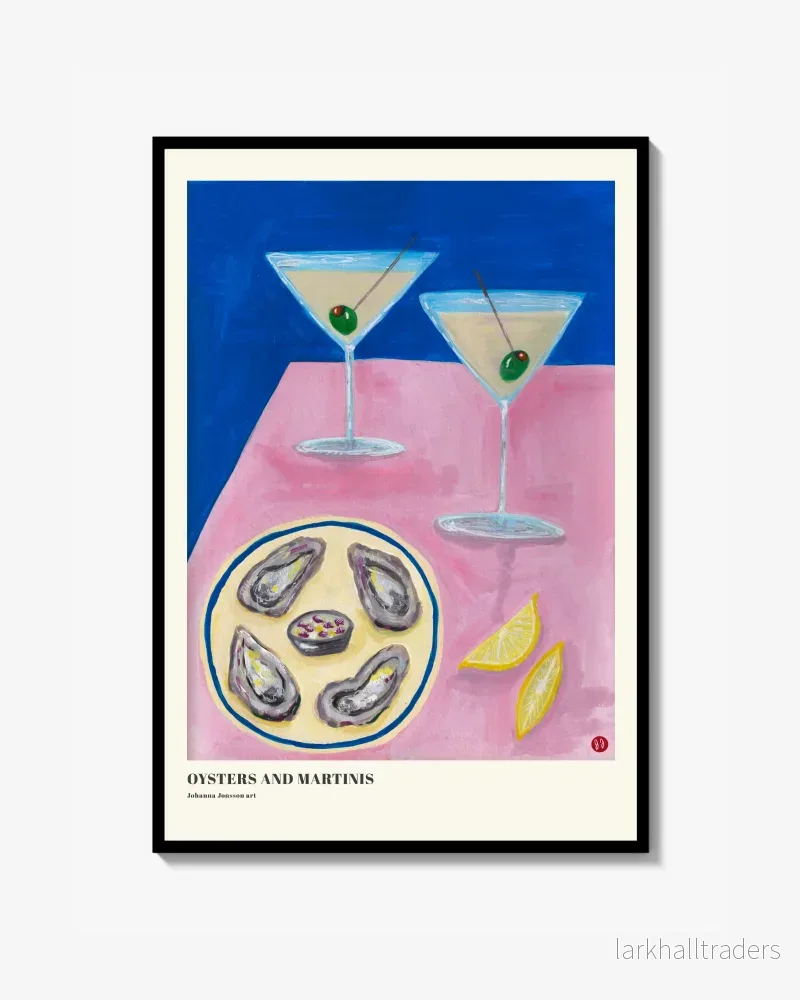 Oysters and Martinis – Poster Oysters and Martinis – Poster
