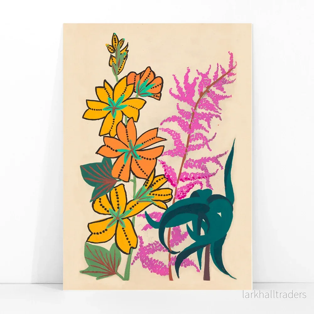 Grenar och blad Poster - Bild 3
