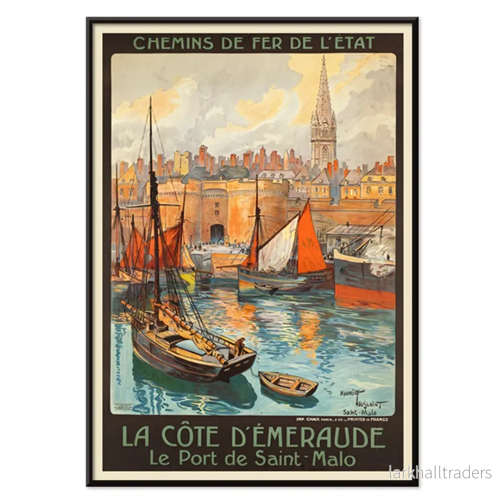 La côte d’Émeraude Poster - Bild 2