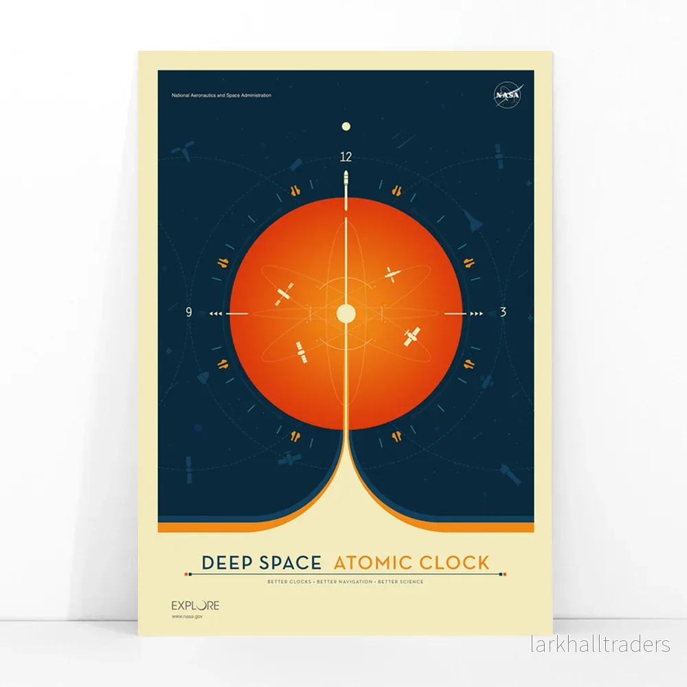 Atomklocka för djup rymd Poster - Bild 3