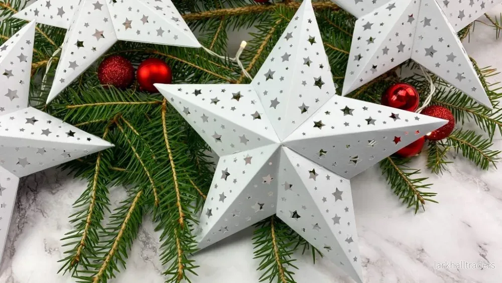 Julstjärnor av papper - Bild 2