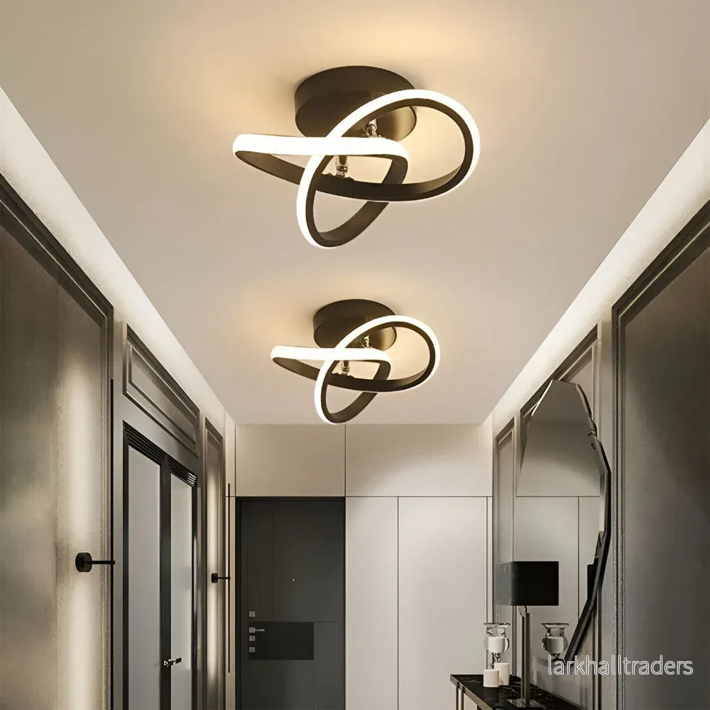 Lumivra – Abstrakt Modern LED Taklampa med Dimbar Funktion (Ø24 cm) - Bild 2