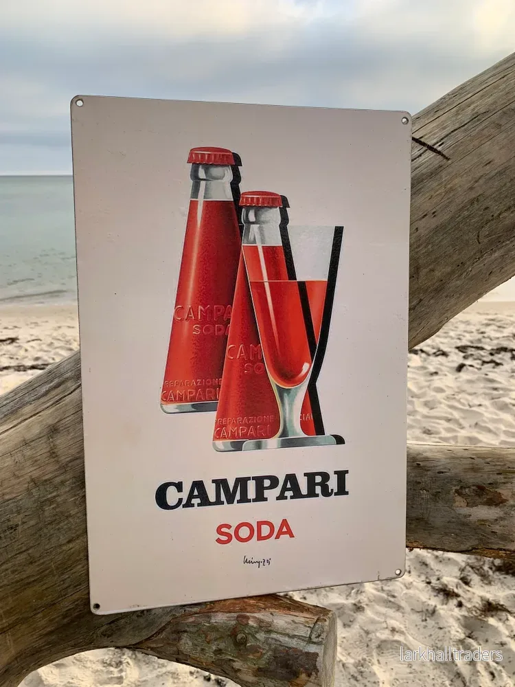 Campari reklam tecken Campari reklam tecken