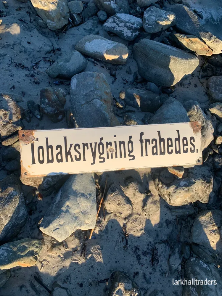 Emaljskylt – Rökning är förbjuden Emaljskylt – Rökning är förbjuden