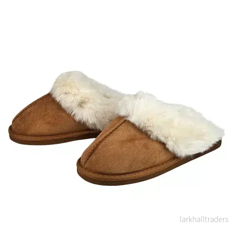 Tofflor/Hemsktoskor, rosa, grå, brun eller beige - som skämmer bort dina fötter - Bild 2