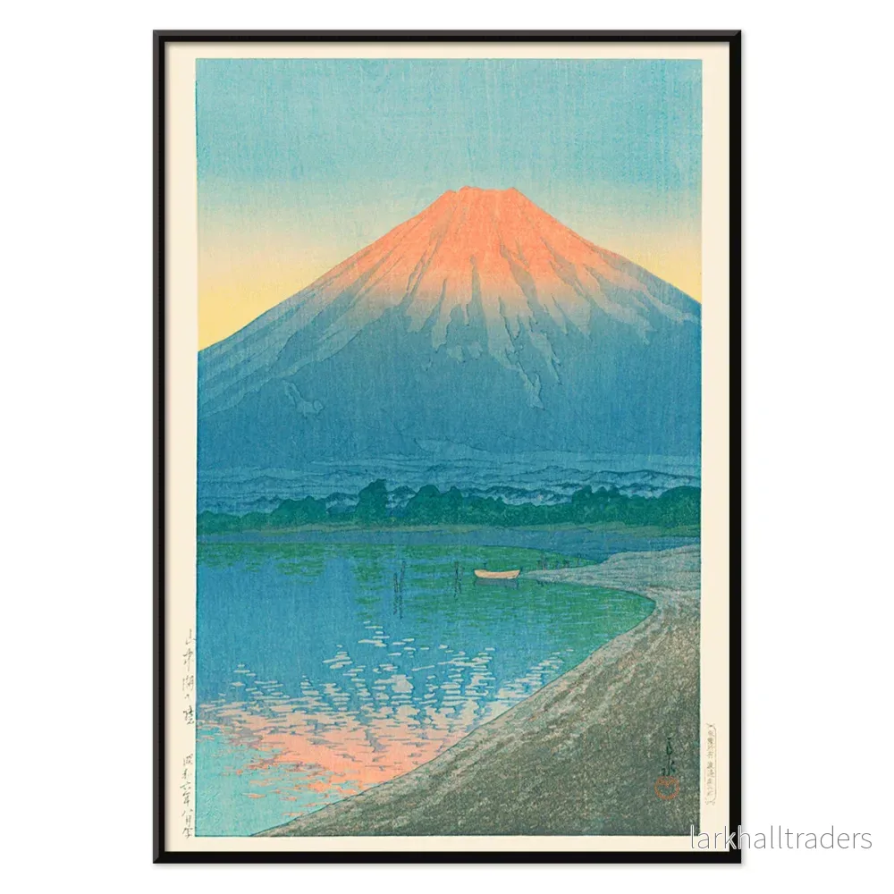 Daggry över sjön Yamanaka Poster - Bild 2