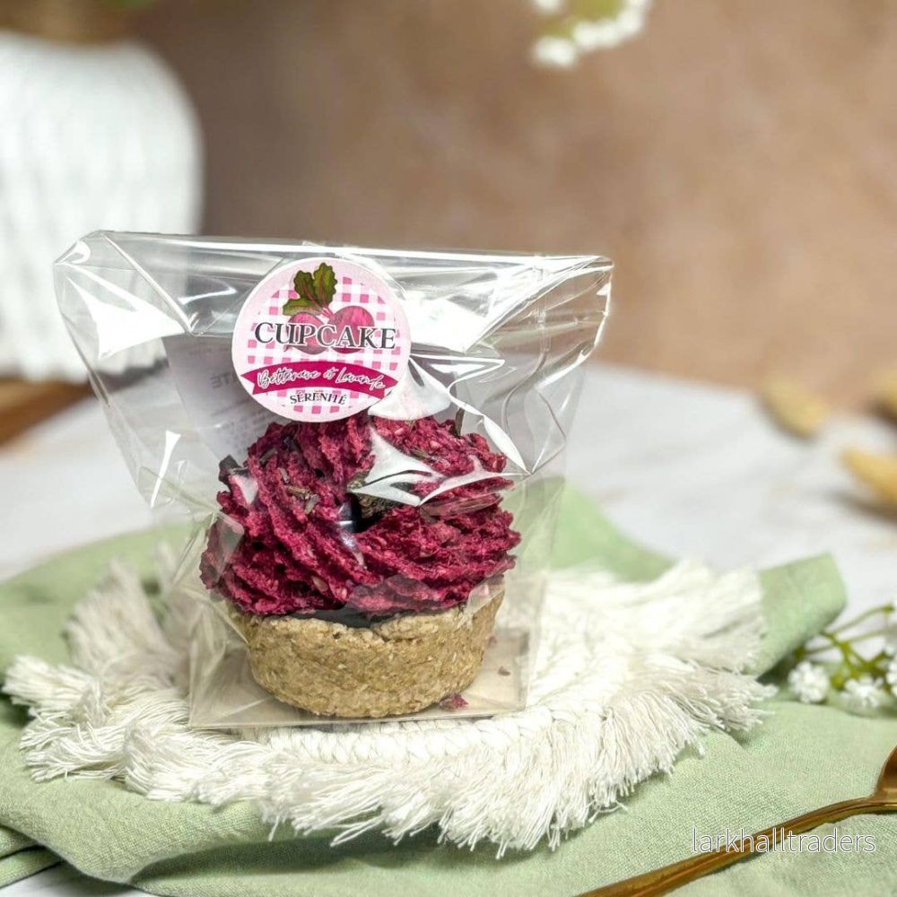 Ekologisk hästgodis Lugnande cupcake Serenitet Lavendel/Rödbeta Ekologisk hästgodis Lugnande cupcake Serenitet Lavendel/Rödbeta