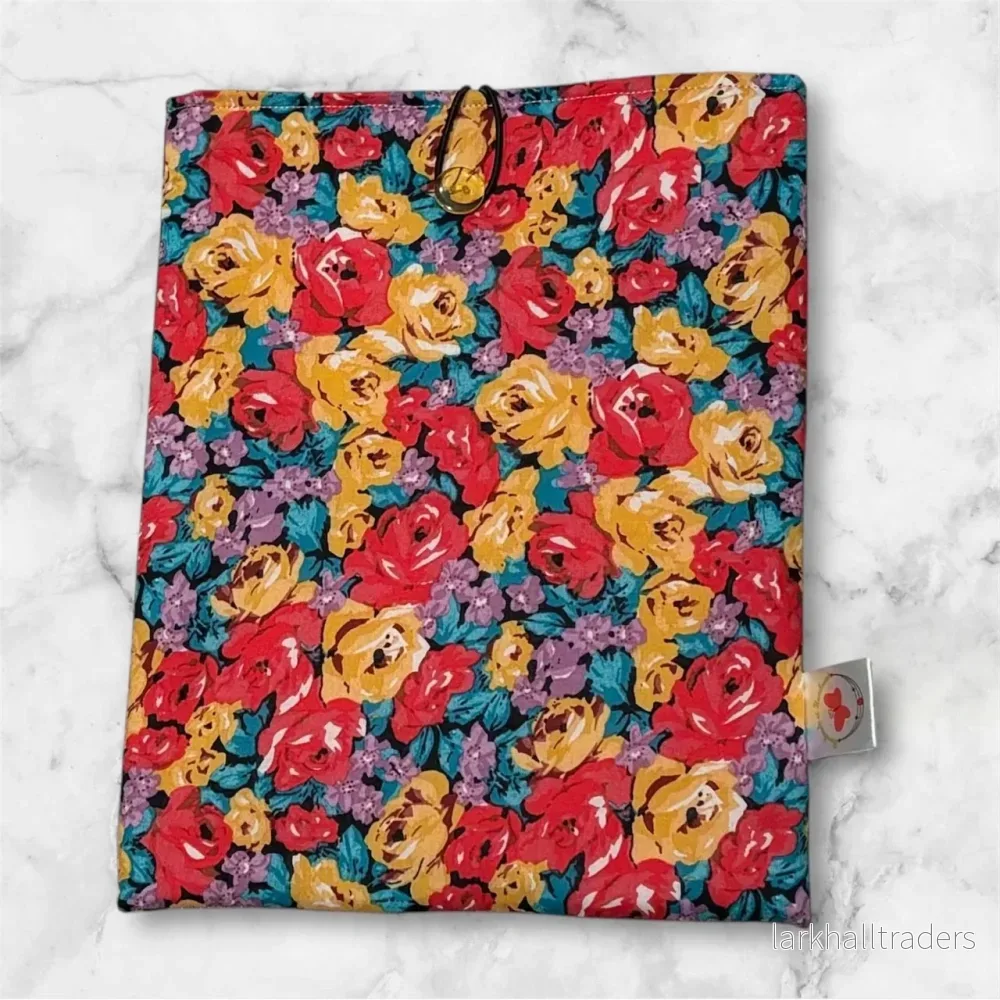 Book Sleeve Multicolor Flower Book Sleeve Multicolor Flower