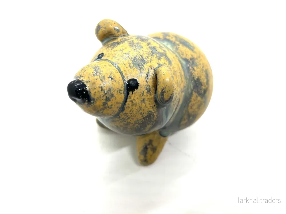 Keramisk björnskulptur - Sam