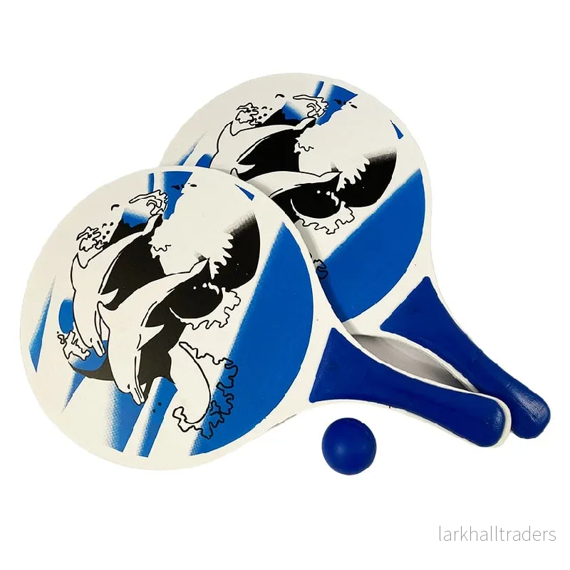 Strandtennis set 38 x 23,5 x 0,8 cm inkl. boll och förvaringsnät Strandtennis set 38 x 23,5 x 0,8 cm inkl. boll och förvaringsnät