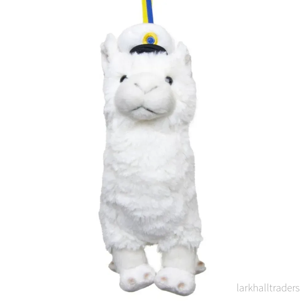 Studentnalle, alpacka vit 20 cm
