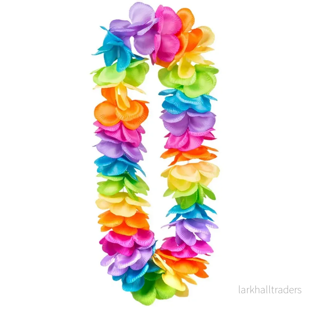 Hawaiikrans, regnbåge deluxe XL