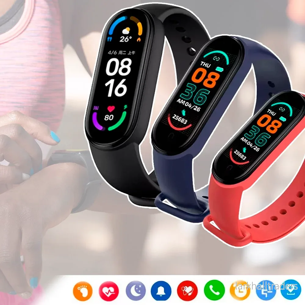Smartwatch med puls- och blodtrycksmätare