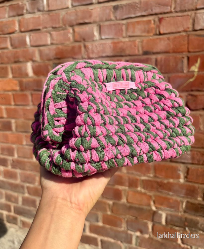 AGNES clutch - Mellan - Grön/rosa - Bild 2