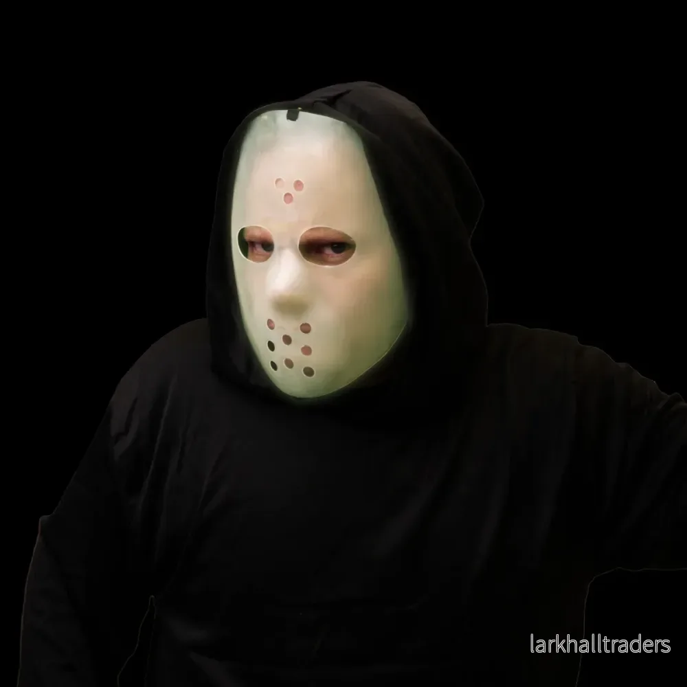 Hockeymask, självlysande inkl yxa - Bild 3