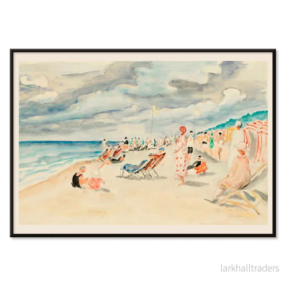 La plage de Deauville Poster - Bild 2