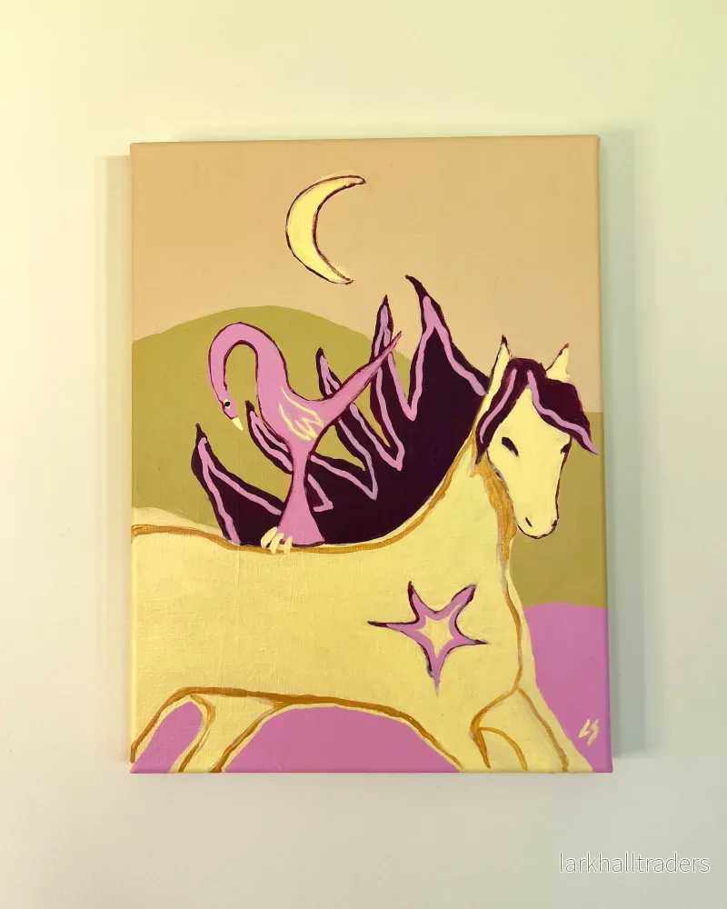 Dream Riders 30x40cm Original Målning Dream Riders 30x40cm Original Målning