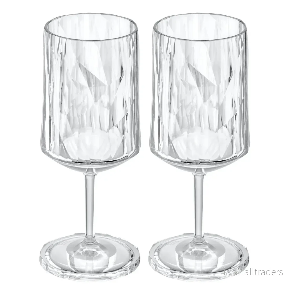 Vinglas Superglas club no.4 plast 30 cl crystal clear 2-pack